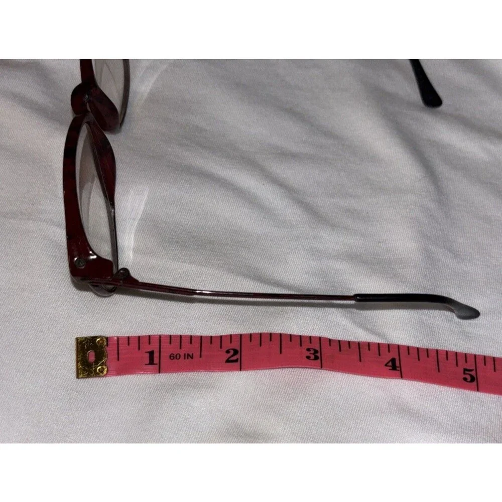 marchon eyeglases 130 tortoise Shell round Vintage, Retro Classic Office Siren